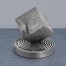 Ghana 2 oz ALETAI-China Space Cube 5 Cedis GENUINE Meteorite Cube Silver Coin 2022